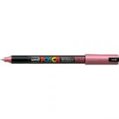 Uni Posca Pc-1Mr Boyama Markörü 0.7 Mm Metalik Kırmızı - 1