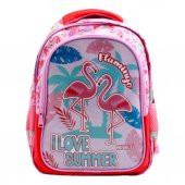 MIKRO OKUL CANTASI MUGGLE FLAMINGO ROSE MU7211 - 1