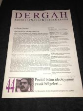 DERGAH Dergisi Ekim 1993 Sayı 44 TÜRKİYEDE DEVLET Kurum mu Cemaat mı - ALİ YAŞAR SARIBAY   ( İKİNCİ EL ÜRÜN ) - 1