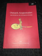 OSMANLI ARAŞTIRMALARI 2016 Sayı 48 Beyazid Paşa VEZİR,ENTELEKTÜEL,SANAT HAMİSİ - Mustafa Çağhan Keskin   ( İKİNCİ EL ÜRÜN ) - 1