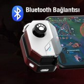 Coofbe 150Mah Şarjlı  Bluetooth Bağlantılı Telefon  Joystick Kontrol Aparatı PUBG Mobile Gamer Oyun Konsolu - 3