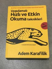 UYGULAMALI HIZLI VE ETKİN OKUMA TEKNİKLERİ 15.BASKI   ( İKİNCİ EL ÜRÜN ) - 1