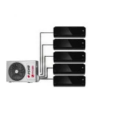 Arçelik Mirror Multi Duvar Tipi 5+1 İnverter 9+9+9+9+9 30000Btu Klima - 1