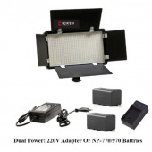 Deyatech Pro Led 800 Video YouTube Çekim Işığı Çift Bataryalı Led Aydınlatma Işık - 1