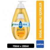 Johnson's Baby 750 ml + 200 ml Bebek Şampuanı - 1