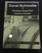 GENEL MUHASEBE VE TEKDÜZEN HESAP PLANI UYGULAMA ÖRNEKLERİ [2.EL KİTAPTIR]   ( İKİNCİ EL ÜRÜN ) - 1