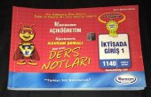 Karacan AÖF DERS NOTLARI İktisada Giriş 1 Kod 1140 [2.EL KİTAPTIR]   ( İKİNCİ EL ÜRÜN ) - 1