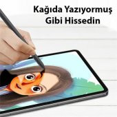 Coofbe 0.15mm Darbe Emici Samsung Galaxy Tab S7 Plus Ve S7 FE Ekran Koruyucu Pet Paperfeel Full Kaplama Koruyucu - 3