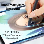 Coofbe 0.15mm Darbe Emici Samsung Galaxy Tab S8 Ekran Koruyucu Pet Paperfeel Full Kaplama Koruyucu - 3