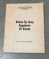 RAHİM İÇİ ARAÇ UYGULAMA EL KİTABI   ( İKİNCİ EL ÜRÜN ) - 1
