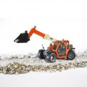 Bruder Manıtou JLG 2505 Teleskopik Kepçeli Bobcat Oyuncak - 4