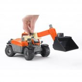 Bruder Manıtou JLG 2505 Teleskopik Kepçeli Bobcat Oyuncak - 5