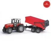 Bruder Massey Ferguson 7480 Oyuncak Traktör ve Römork - 1