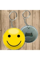 Gülen Surat Emoji Anahtarlık - Açacaklı Anahtarlık - 1