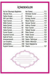 Çanta Boy 128 Sayfa Kadife Kaplı Yasin - Kırmızı Yasin Kitabı - Kırmızı Kadife Yasin - Sesli Yasin - 3