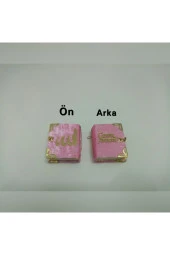 Anneler Günü Hediyesi Mini Kuran Canım Annem – Pembe - 1