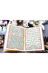 Lüks Çantalı Kadife Kaplı Yasin ( Bordo ) - 3