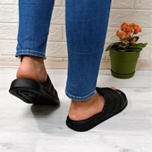 Akınalbella 406 Siyah Hafif Rahat Günlük Havuz Plaj Kadın Terliği thumbnail 5