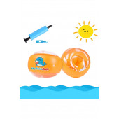 MySwimBaby Yüzme Yardımcısı Kolluk Şişme Kolluk Deniz Kolluğu Çocuk Kolluğu Bebek Kolluğu Kolluk Simit Turuncu - 1