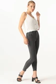 Kadın Gri Skinny Jean Pantolon thumbnail 5