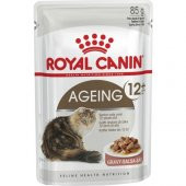Royal canin ageing 12+ yaşlı ve ileri yaştaki kedi yaş mama 85 gr x 12 adet gravy soslu - 2