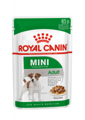 Royal canin mini adult  85gr konserve soslu köpek yaş mama 12 adet pouch - 1