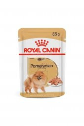 Royal canın pomeranian yaş köpek maması 12 adet x 85 gr pomeranian adult pouch - 1
