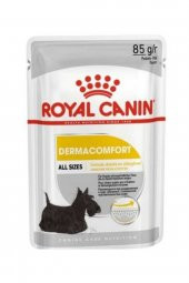 Royal canın dermacomfort yaş köpek maması 12 adet 85 gr konserve pouch - 2