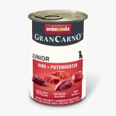 Animonda GranCarno Sığır Etli ve Hindi Yürekli Yavru Köpek Konservesi 400g puppy 6 adet - 3
