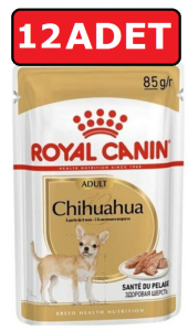 Royal canin chihuahua yaş köpek maması 12 adet 85 gr konserve pouch - 1