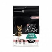Proplan small mini puppy 3kg somonlu yavru köpek maması ufak ırk yavru köpek maması - 1