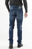 Erkek Regular Fit Jean Pantolon Koyu Mavi - 7