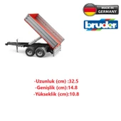 Bruder Oyuncak Kenarları Açılır Römork - 3