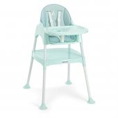 Wellgro Pretty 3in1 Çalışma Masalı Mama Sandalyesi, Mint - 1