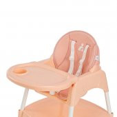 Wellgro Pretty 3İn1 Çalışma Masalı Mama Sandalyesi, Pudra Pembe - 3