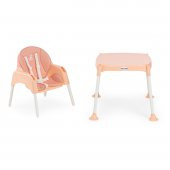 Wellgro Pretty 3İn1 Çalışma Masalı Mama Sandalyesi, Pudra Pembe - 4