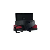 Fossil Suni Deri Siyah 4,5 cm Erkek Kemeri -110 Cm thumbnail 1