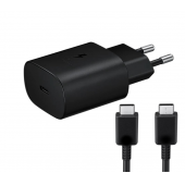 Samsung Hızlı Şarj Aleti, USB Type A (25W), Type C Kablo Dahil Huawei Xiaomi Oppo iPad Macbook Uyumlu - 1