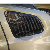 Dacia Duster 2018 Sonrası Uyumlu Kelebek Cam Izgarası Kelebek Cam Vizörü Havalandırma Sağ Sol Takım Parlak Siyah - 4