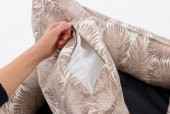 Pet Comfort Alpha  Açık Kahverengi-Beyaz Köpek Yatağı L 105x85cm - 4