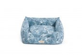 Pet Comfort Alpha  Mavi-Beyaz Köpek Yatağı M 80x65cm thumbnail 1
