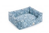 Pet Comfort Alpha  Mavi-Beyaz Köpek Yatağı L 105x85cm thumbnail 2