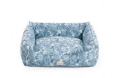 Pet Comfort Alpha  Mavi-Beyaz Köpek Yatağı L 105x85cm thumbnail 8