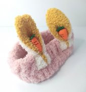 Bandana Peluş 1 Adet Sevimli Tavşan Kulak Havuç Saç Çember Ve Kafa Bandı - 3