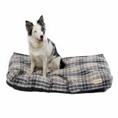 Pet Comfort Lima  Mavi Kareli Köpek Yatağı M 90x60cm - 1