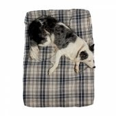 Pet Comfort Lima  Mavi Kareli Köpek Yatağı M 90x60cm - 3