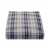 Pet Comfort Lima  Mavi Kareli Köpek Yatağı M 90x60cm - 11
