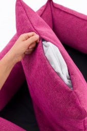 Pet Comfort Alpha  Fuşya Köpek Yatağı L 105x85cm thumbnail 4