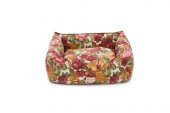 Pet Comfort Alpha  Gül Desenli Köpek Yatağı M 80x65cm - 8