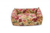 Pet Comfort Alpha  Gül Desenli Köpek Yatağı L 105x85cm - 1